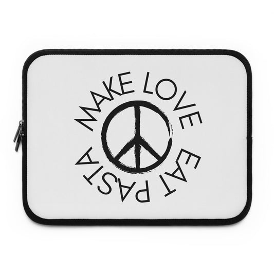 Make Love Eat Pasta Laptop Case