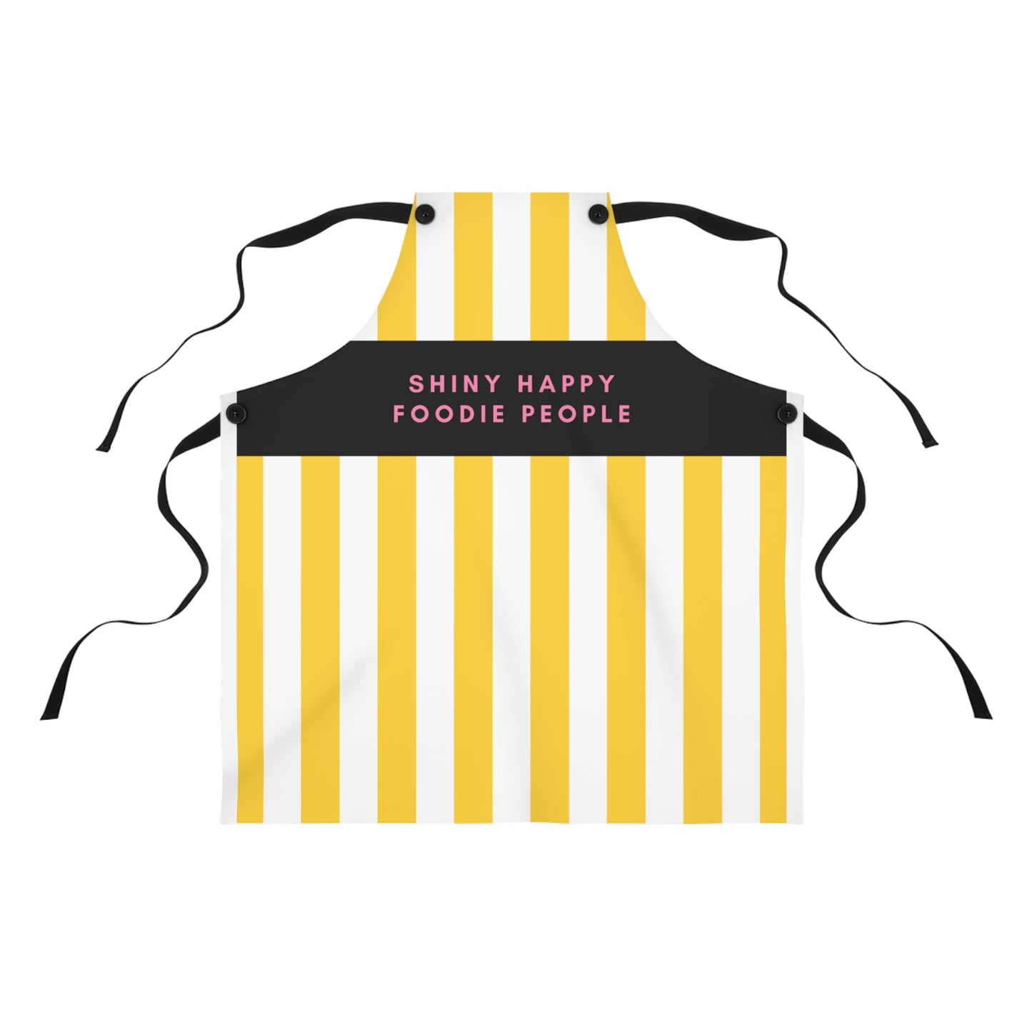 Shiny Happy Foodie Apron - Yellow